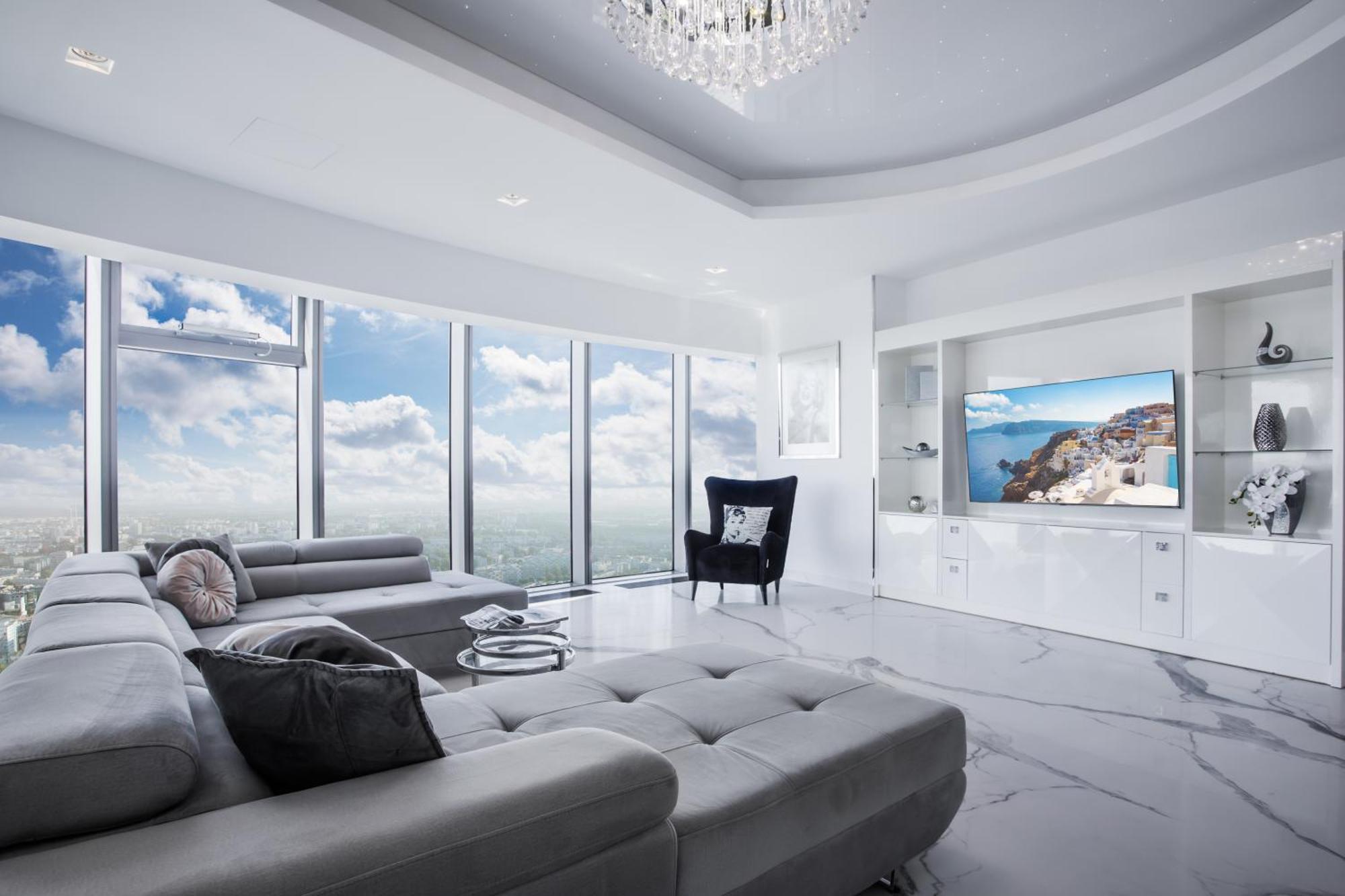 Apartamenty Sky Tower Z Jakuzzi Przy Oknie Breslau