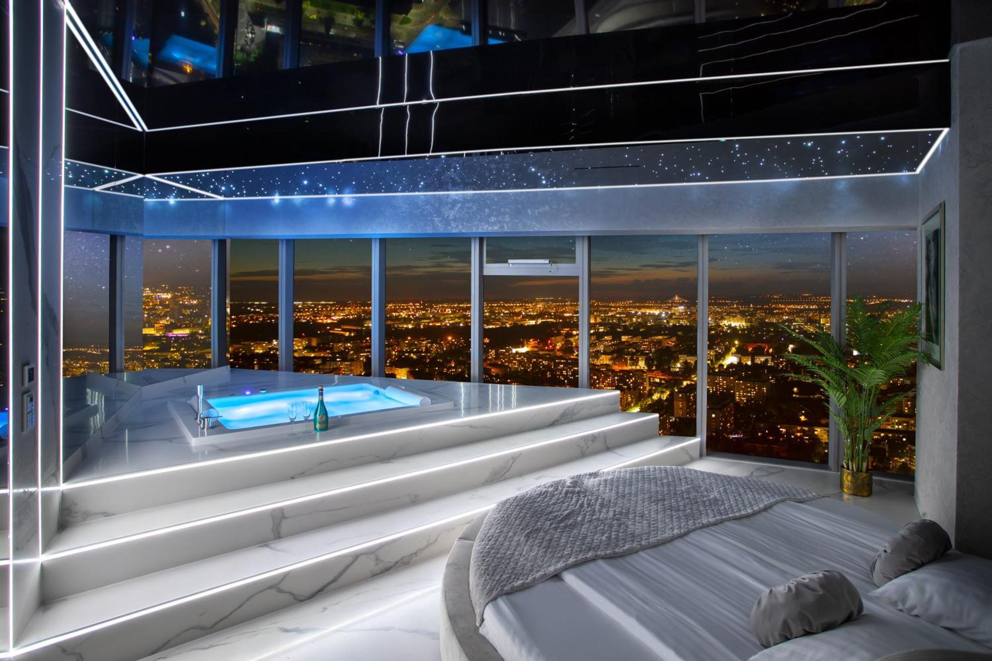 Apartment Apartamenty Sky Tower Z Jakuzzi Przy Oknie Breslau