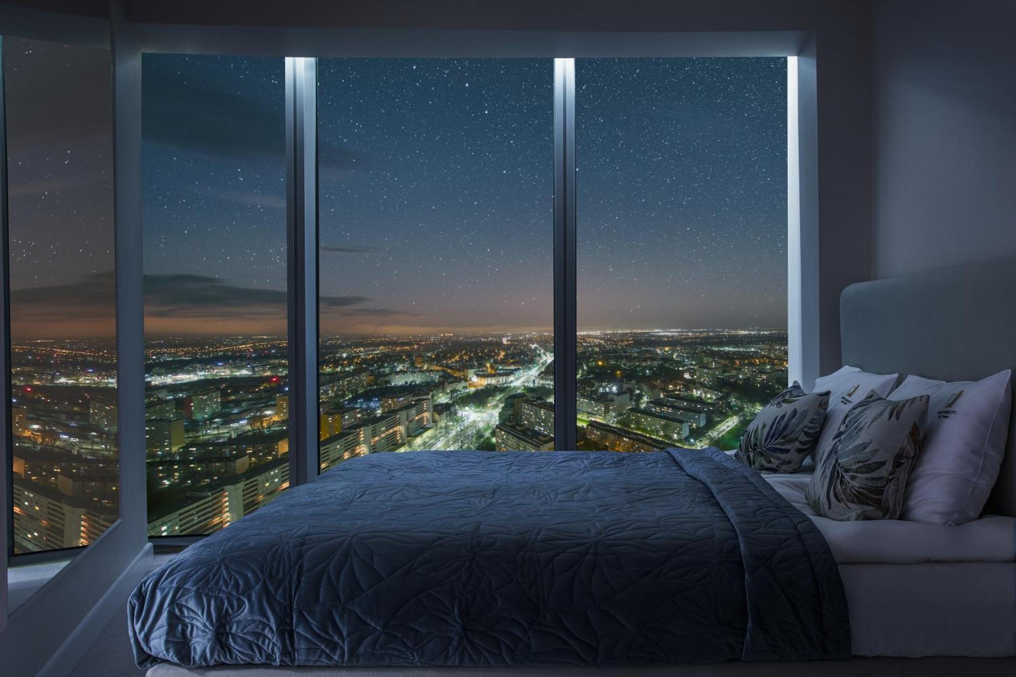 Apartamenty Sky Tower Z Jakuzzi Przy Oknie Breslau