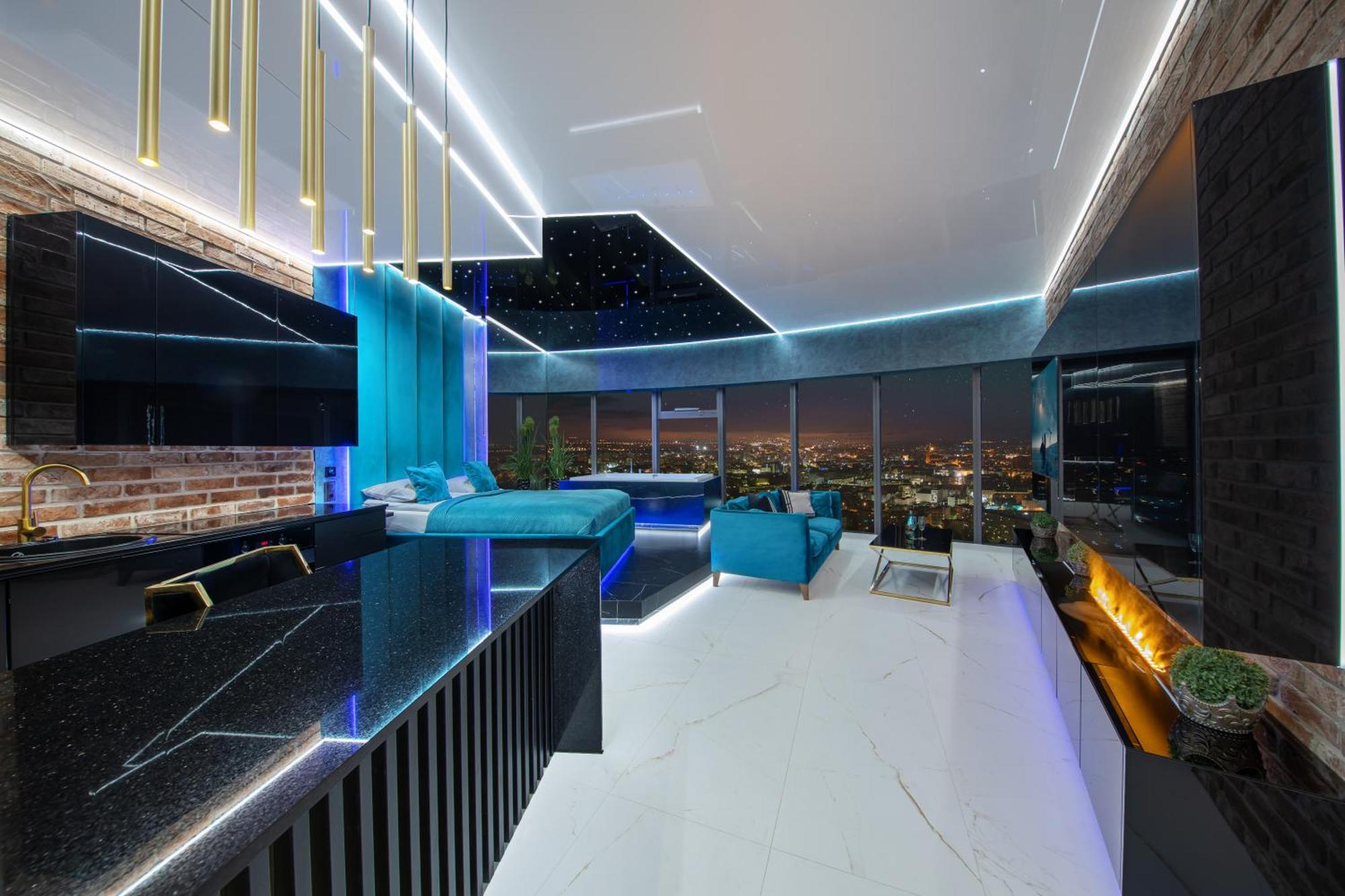 Apartment Apartamenty Sky Tower Z Jakuzzi Przy Oknie