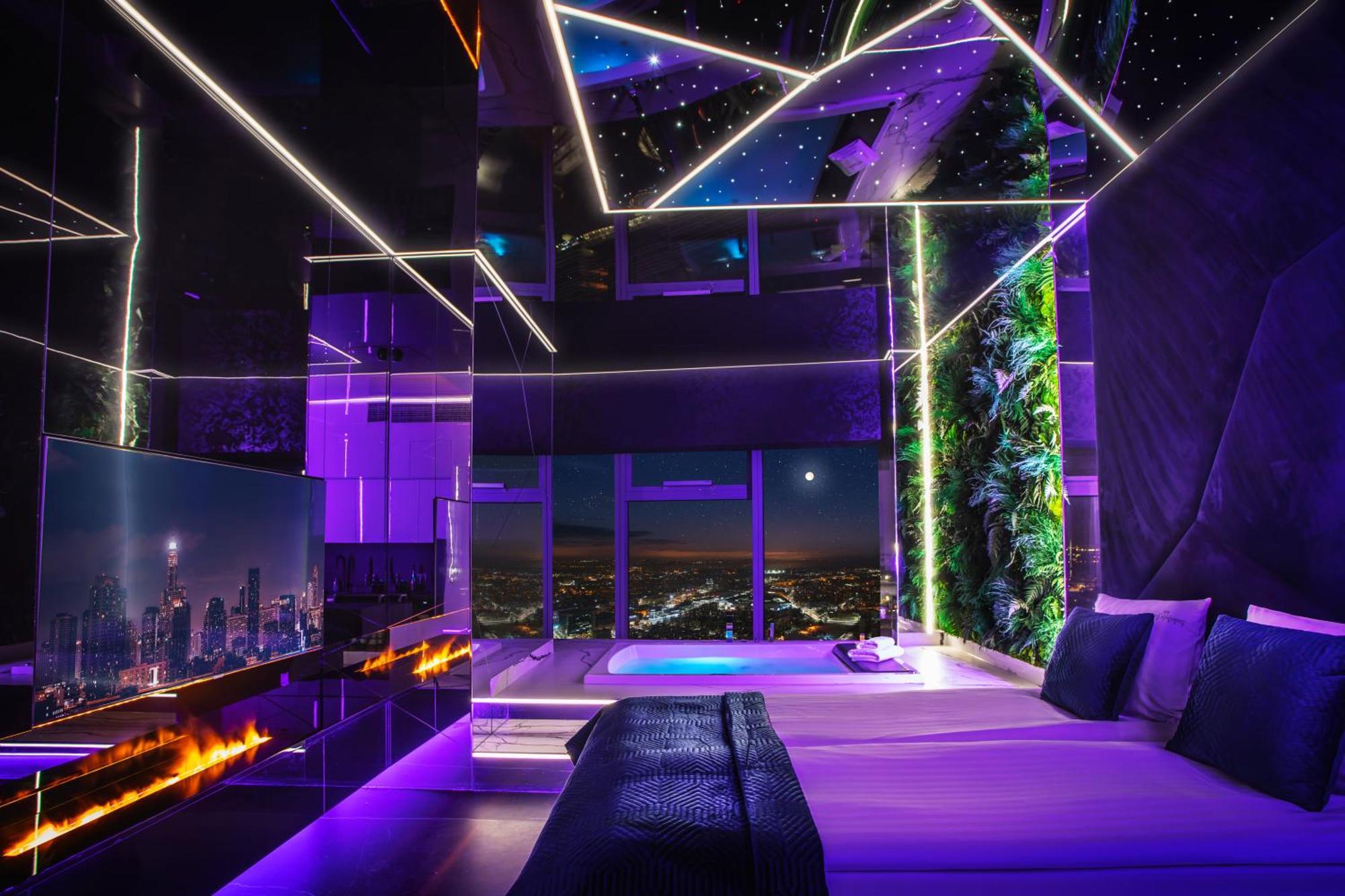 Apartamenty Sky Tower Z Jakuzzi Przy Oknie *