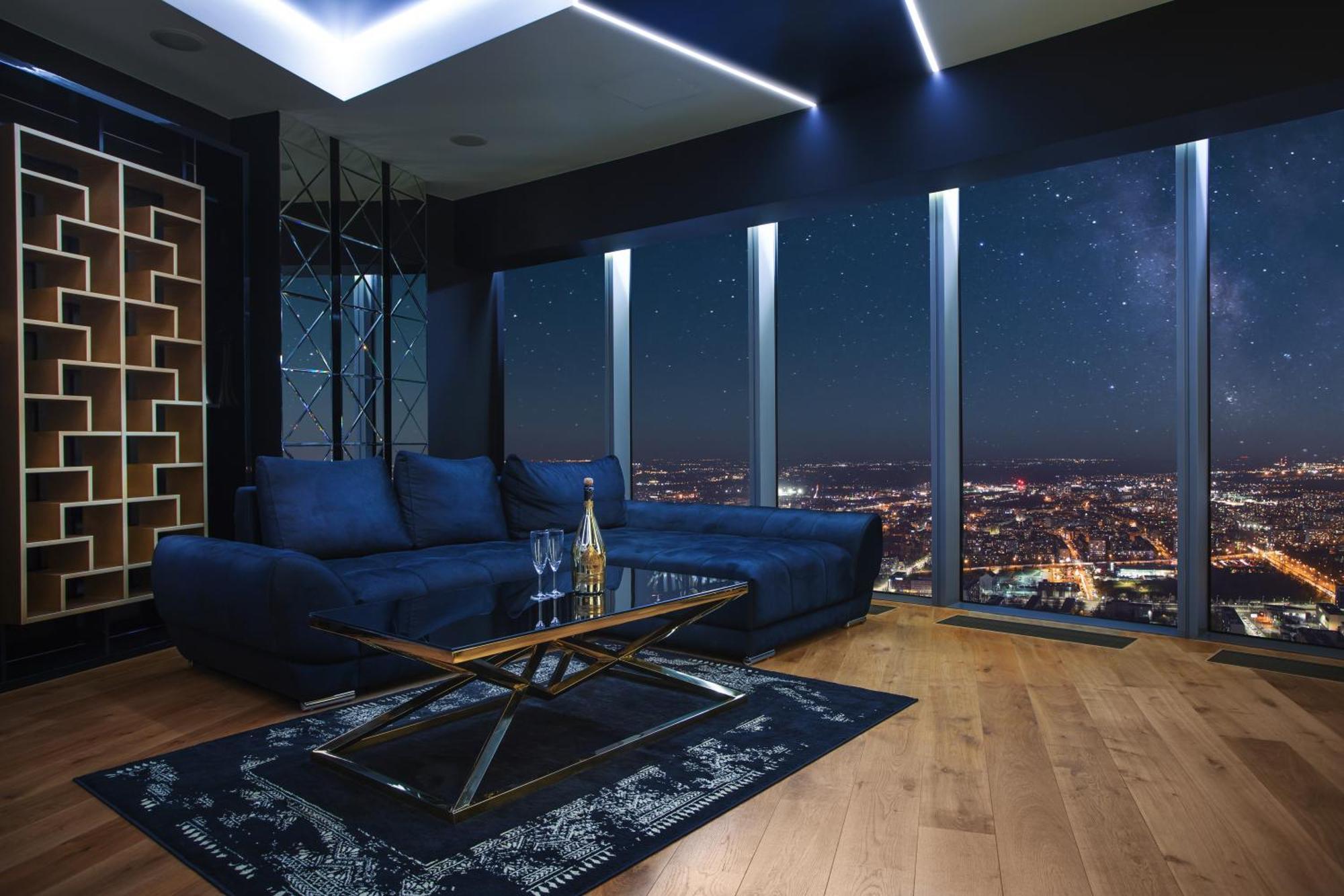 Apartamenty Sky Tower Z Jakuzzi Przy Oknie